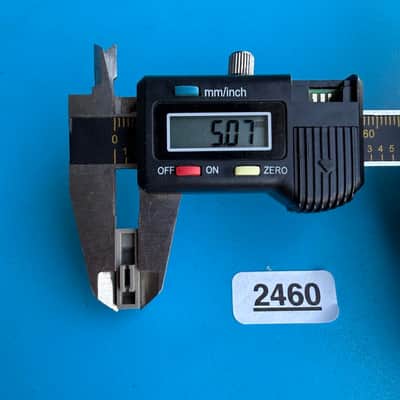 CASIO MT-100 Vintage Keyboard Part: Gray Equalizer Slider Cover Cap [2PCS] image 6