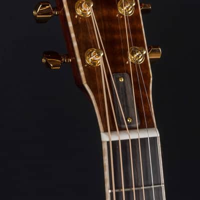 Huss & Dalton CM 12-Fret Custom Sinker Redwood and Flamed Black Walnut With Hide Glue NEW image 7