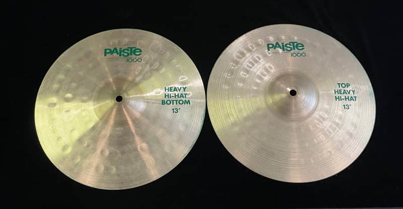 Paiste 1000 13" Hi-Hat Cymbals (Pair) image 1