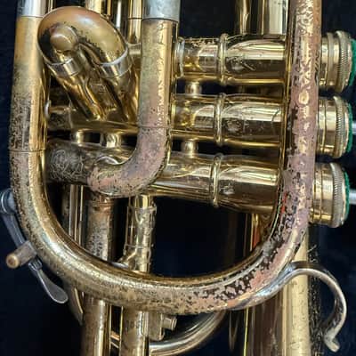 Bach Mercedes Mellophone, with case and mouthpiece, USA image 8