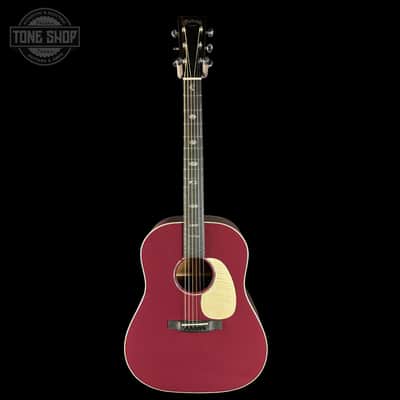 Martin Custom Shop Slope Shoulder Dread Spruce/Mahogany Burgundy w/case 2894733 image 2
