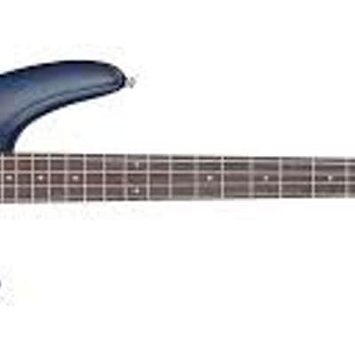 Ibanez SR300EDXCZM 4-String Electric Bass Guitar - Cosmic Blue Frozen Matte image 4