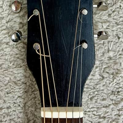 Vintage Archtop acoustic guitar - Airline?, Silvertone? , not sure - Plays great image 5