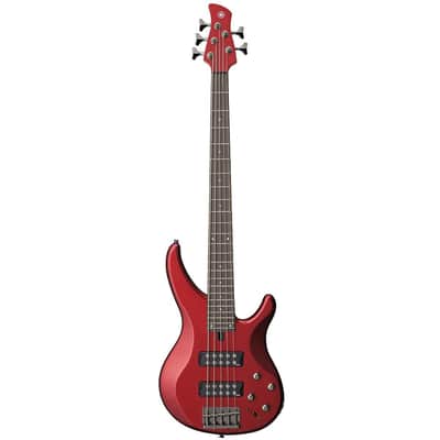 Yamaha Yamaha TRBX305 5-String Bass Guitar Candy Apple Red image 2