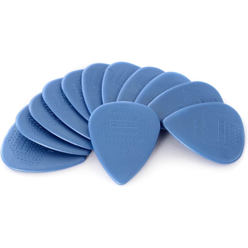 Dunlop 449P15 Nylon Standard Max-Grip 1.5mm Guitar Picks (12-Pack) image 1