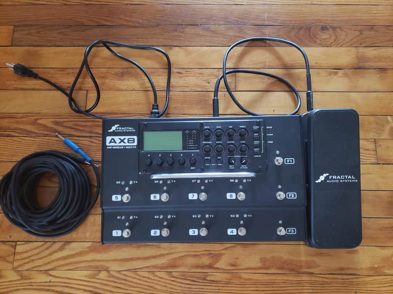 Fractal Audio AX8 Amp Modeler/Multi-FX + EV-1 Expression Pedal and Cables image 1