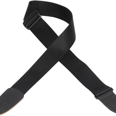 Levy's M8-BLK 2" Polypropylene Guitar Strap
