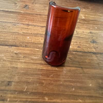 Rock Slide (multi pack major deal)Bundle Glass Guitar Slides - Medium Amber and Green image 2