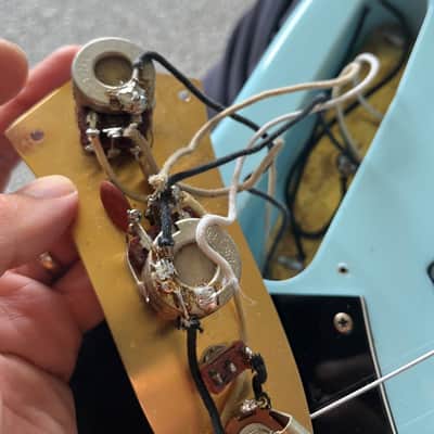Fender  Custom shop Jazz bass 1989 - Daphne blue image 11