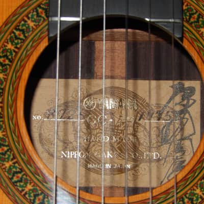 MADE IN 1975 BY HIROSHI HARADA - TERRIFIC YAMAHA GC7S - CLASSICAL CONCERT GUITAR image 4