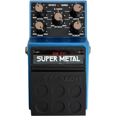 Maxon SM-01 Super Metal Effect Pedal - Vintage Japan image 1