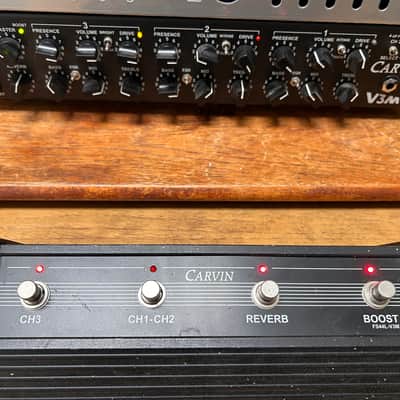 Carvin V3M 50 wt valve head and 2x12 cab image 15