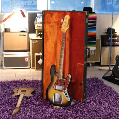 1966 Fender Jazz Bass Sunburst | Vintage Fender Bass image 2