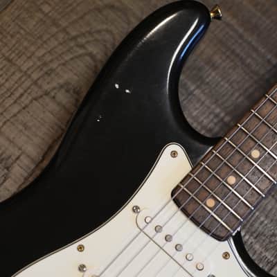 2015 Mario Martin S-Style Factory Relic Black SSS Electric Guitar + Hard Case image 6