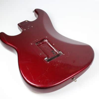 2000 Fender Big Apple Stratocaster BODY Candy Apple Red American USA Made Lightweight 4.2 LBS image 6