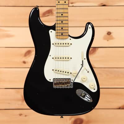 Fender Custom Shop 1956 Stratocaster Journeyman Relic - Aged Black - CZ582187 - PLEK'd image 2