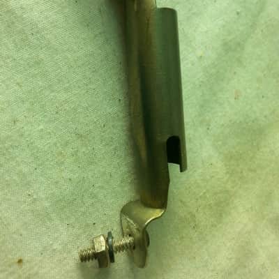 Slingerland Marching Snare Drum Key Holder Mount Nickel Parade Vintage 50s 2 3/8 image 2
