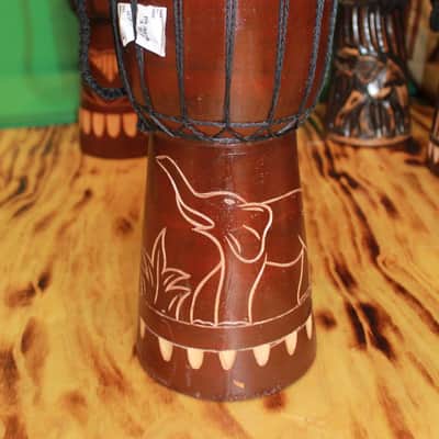 15.125" - 15.75" Handmade Kenyan Djembe's image 8