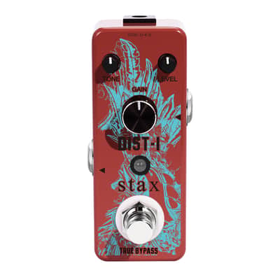 STAX LEF-301A DIST-I Distortion Pedal True Bypass Mini Metal Guitar Effect Stompbox--Shipped from Irvine Warehouse in California by USPS image 4