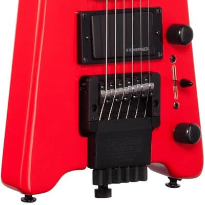 Steinberger Spirit GT Pro Deluxe Electric Guitar (with Bag), Hot Rod Red image 8