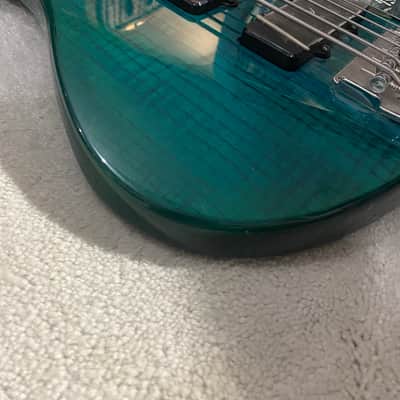 WashBurn BANTAM XB - 600 1994 - 1998 - TRANSPARENT GREEN 6 String image 12
