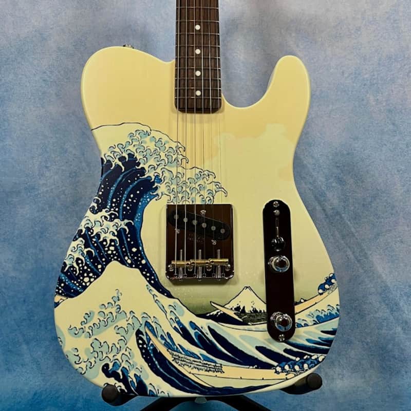 *NEW IN BOX* Fender MIJ Art Canvas Esquire 2026 - "The Great Wave Off Kanagawa" by Katsushika Hokusai