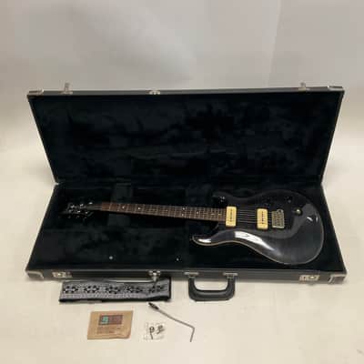 1999 PRS McCarty Soapbar 10 Electric Guitar Black Brown Woodgrain With Case image 1
