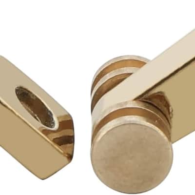 Pack of 2 Brass Roller String Retainer for Electric Guitar String Tree String Guide Roller String Trees image 3