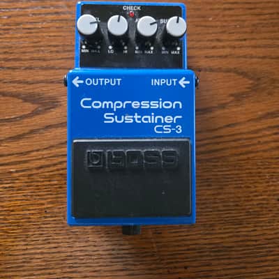 Boss CS-3 Compression Sustainer (Silver Label) 1997 - Present - Blue image 1