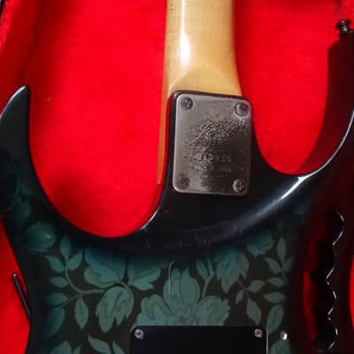1991 Ibanez JEM 77 BFP Blue Floral Pattern Steve Vain Collectable Clean Board image 21