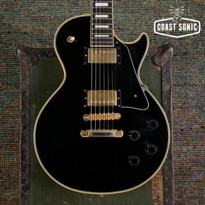 1990 Orville by Gibson LPC Black Beauty Made in Japan, USA PAF Humbuckers image 5