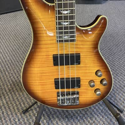 Schecter Omen Extreme-4 Active 4-String Bass 2010s - Vintage Sunburst image 3