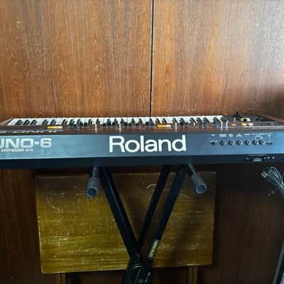 Roland Juno-6 polyphonic analog synthesizer w/ case ju6 Juno 60 106 image 7