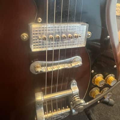 Kay Montclair Apollo 1960's Mahogany Vintage Electric Guitar Bigsby image 5