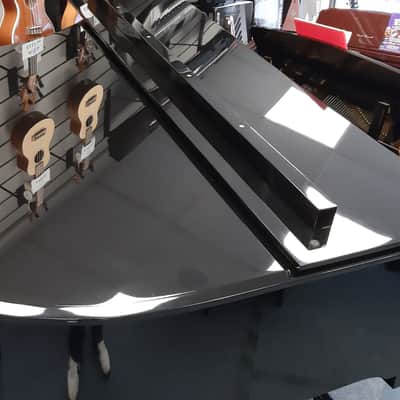 Lippman Baby Grand Piano inc Height Adjustable Stool - Highly Polished Black image 4