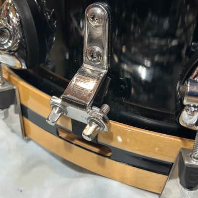 Ayotte 6" Custom Snare Drum (TDG-2116) 90's? - Black Lacquer image 9