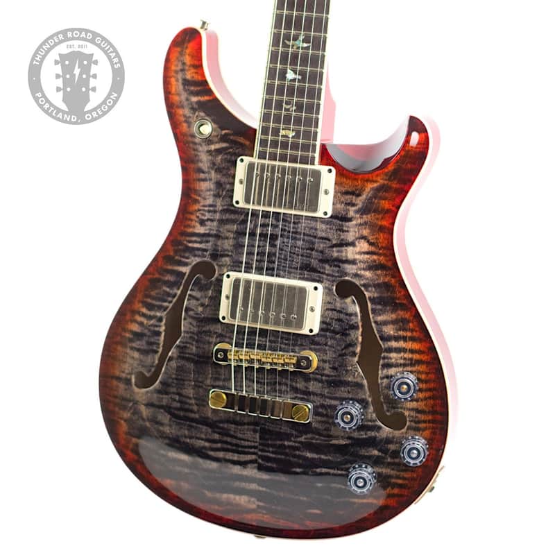 Used 2024 PRS McCarty 594 Hollowbody II Charcoal Cherry Burst #0384874 image 1