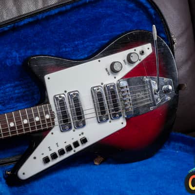 Galanti Grand Prix V4 1964 Italian red sunburst -VIDEO- image 2
