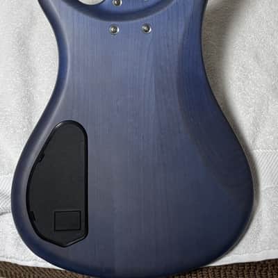 Warwick RockBass Corvette Basic 4 - Blue Trans image 2