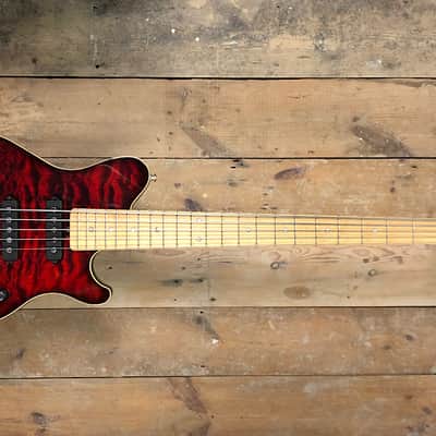 Ernie Ball Music Man 25th Anniversary Bass 5 HSS  2009 Venetian Redburst image 2