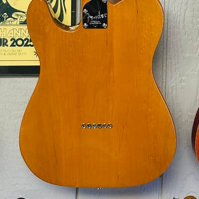 Fender American telecaster pro II WARMOTH NECK 2026 - Honey amber flamed image 7