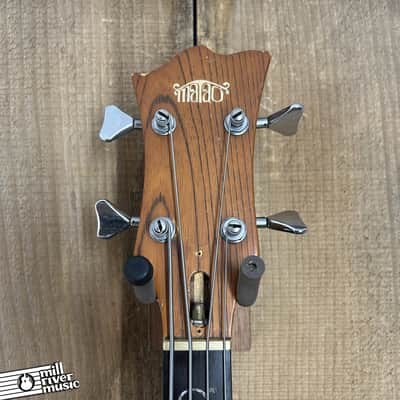 Matao Vintage 1980s Electric Bass Natural image 6