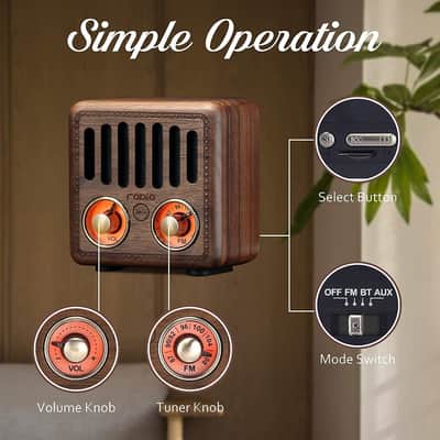 Vintage Radio-Wood color image 6
