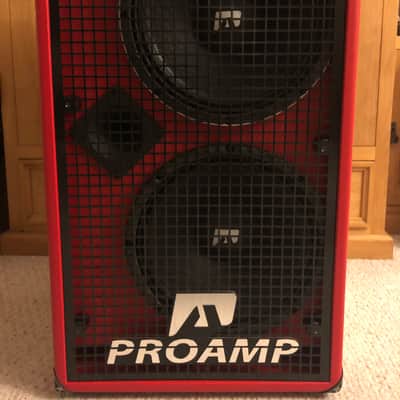 PRO AMP N212 PROAMP Cabinet 2018 Red/white image 3