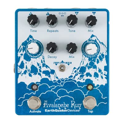 EarthQuaker Devices Avalanche Run V2 Delay + Reverb Pedal [USED] image 1
