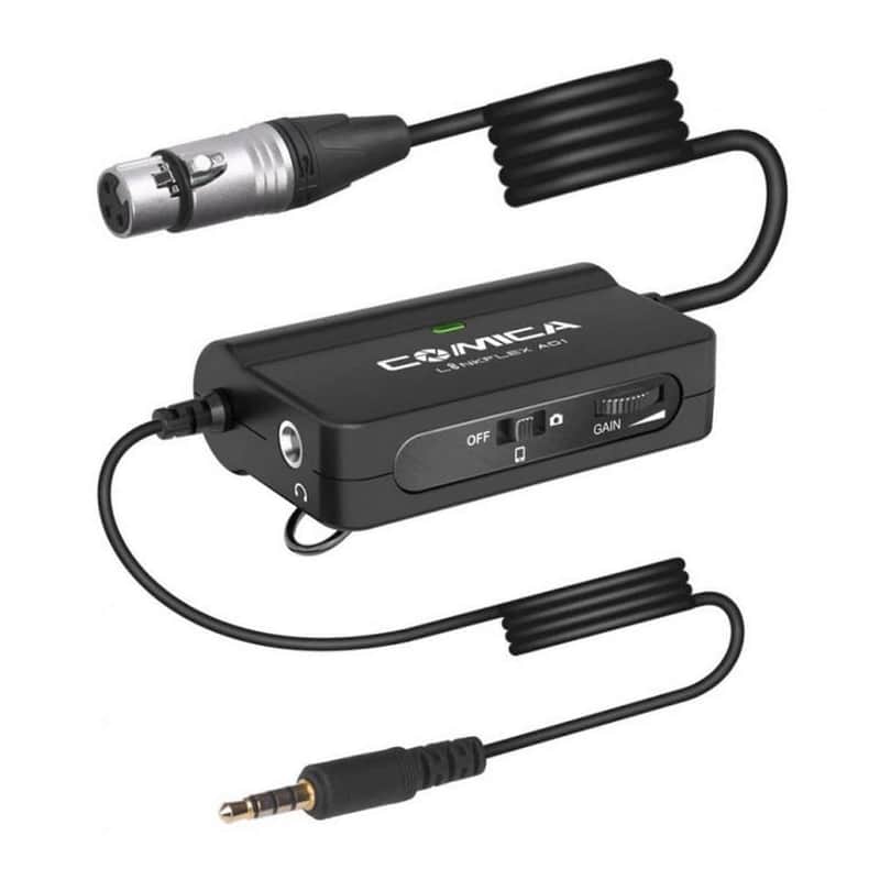 Comica CVM-AD1 LinkFlex XLR Interface Preamp Audio Adapter image 1