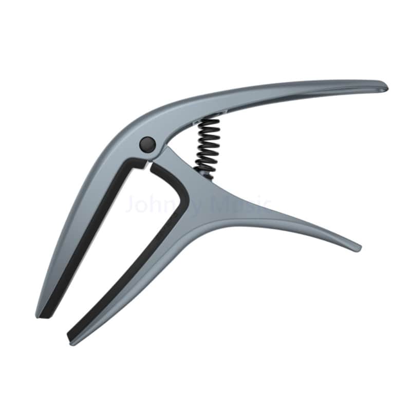 Axis Dual Radius Capo BLUE STEEL SATIN Aluminum-Ergo Precision 6/7 Strg Dual Curved/Flat FB Fit Most image 1