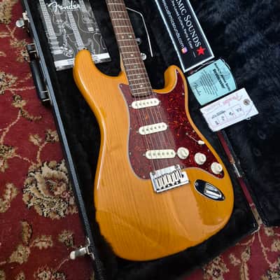 Fender American Deluxe Series Stratocaster 60th Anniversary  2006 - Amber ☆VIDEO☆ image 22