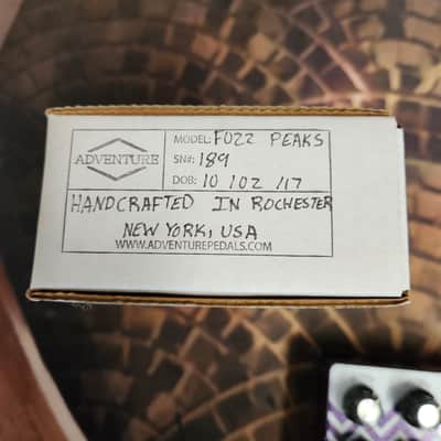Adventure Audio Fuzz Peaks 2015 - 2017 - White / Purple Graphic image 3