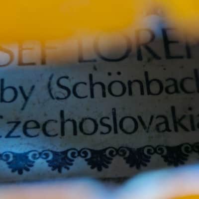 Josef Lorenz Luby (Schonbach) 3/4 Violin, Czech, Glasser bow. Very Good Cond image 3